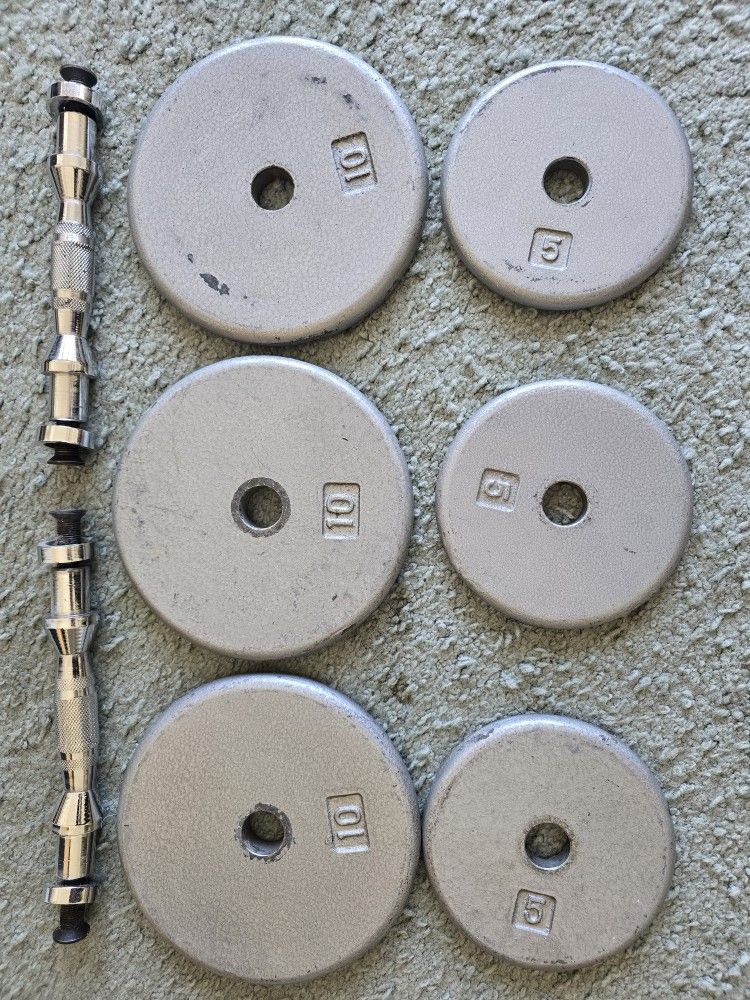 Weight Plates And Handles