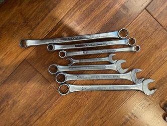 7 vintage S-K Wayne combination wrenches