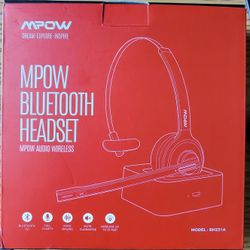 Bluetooth Office Headset With Microphone 