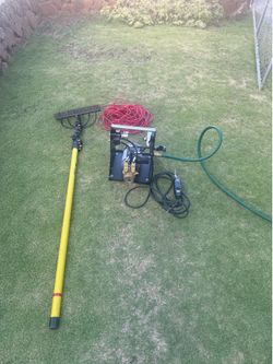 Solar Panel Cleaning Set Up