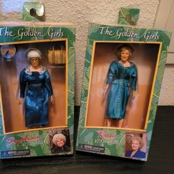 NECA The Golden Girls Action Figures Rose and Sophia New in Box