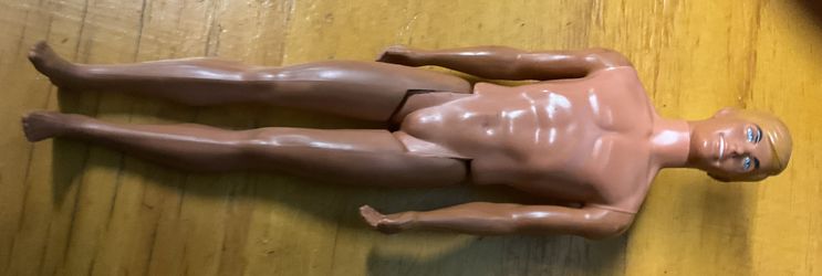 Vintage Ken Doll With Shirt From The “Suede Collection”