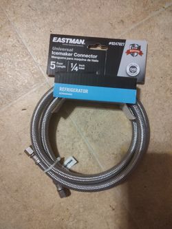 Eastman 5 Ft And 1/4 In Compression Inlet Outlet Stainless Steel Ice Maker Connector