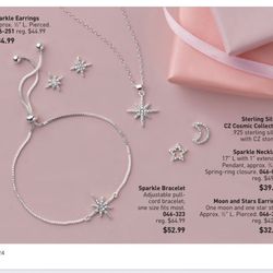 Sterling Silver CZ Cosmic Collection