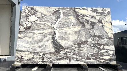 MARBLE SLABS CALACATTA VIOLA LEATHER 2CM FOR KITCHEN COUNTERTOPS 