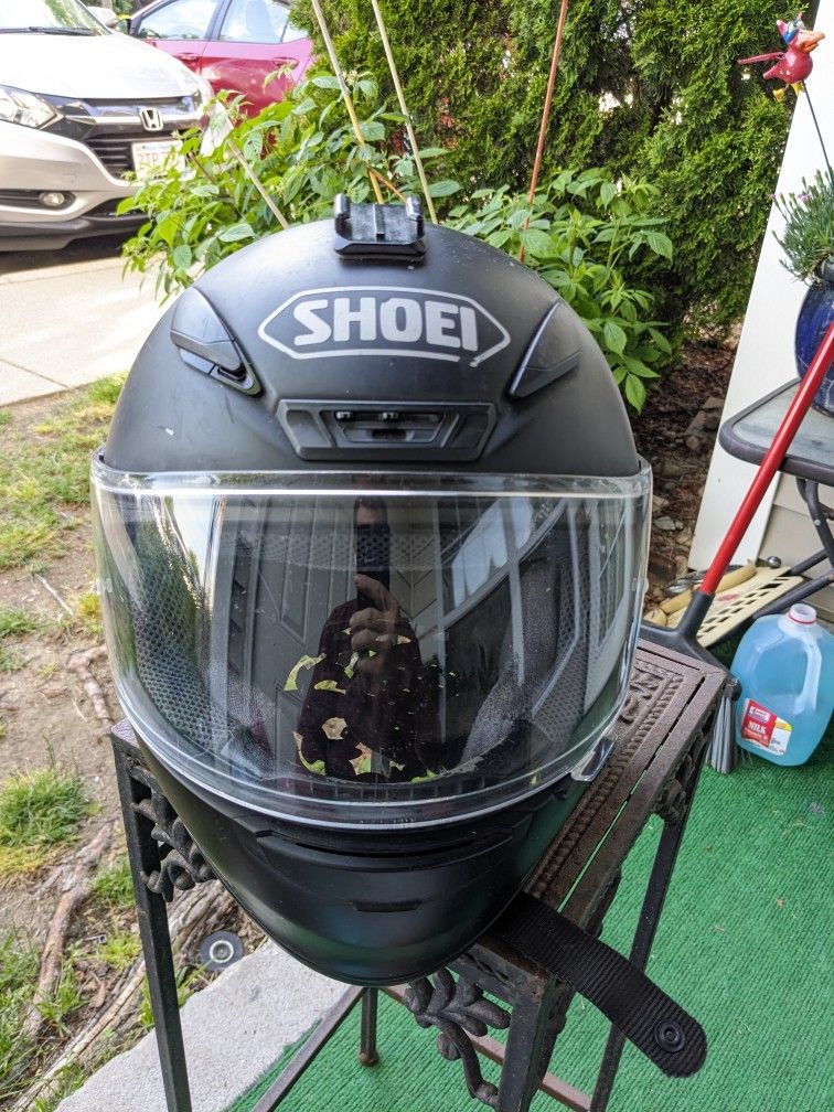 Motorcycle helmet shoei rf 1200 medium med matte black