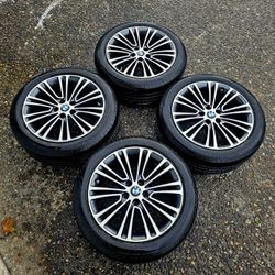 BMW 18 inch wheels rims oem set