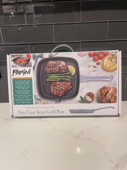 Cast iron grill pan