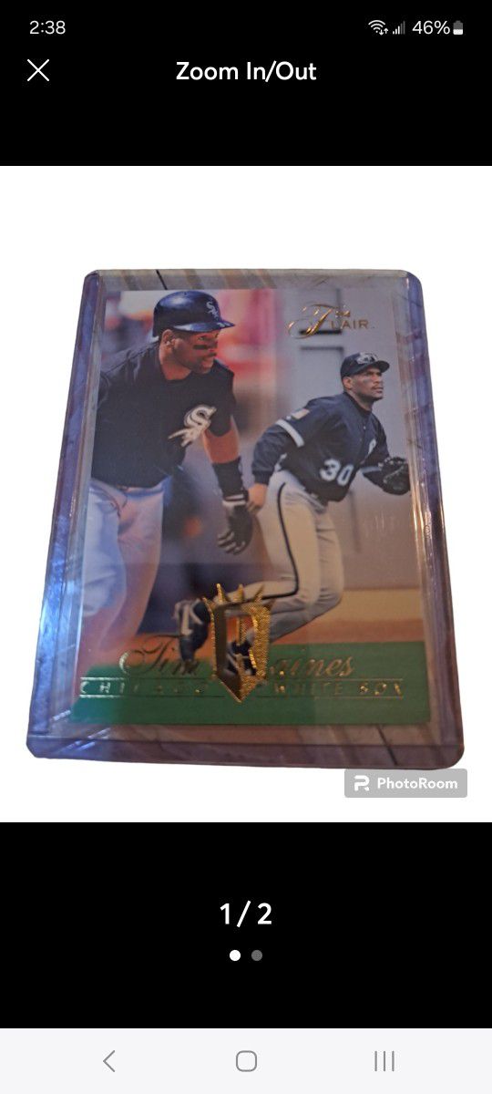 Tim Raines 1994 flair white Sox #35 baseball card
