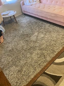 Large shag rug