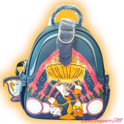 Disney Beauty Princess and the Beast Lumiere Be Our Guest Mini Backpack