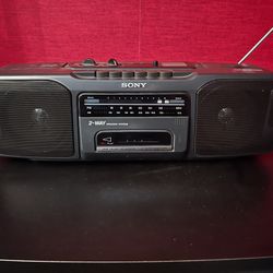 Sony CFS-200 AM/FM Radio Cassette Recorder
