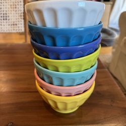 Set of Anthropologie color bowls