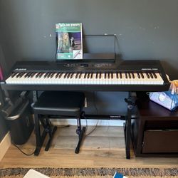 Alesis Recital Pro Keyboard, Stand, Seat $500 Value