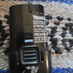 Makita  7.2 Volts  Battery 