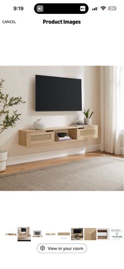 Floating TV stand