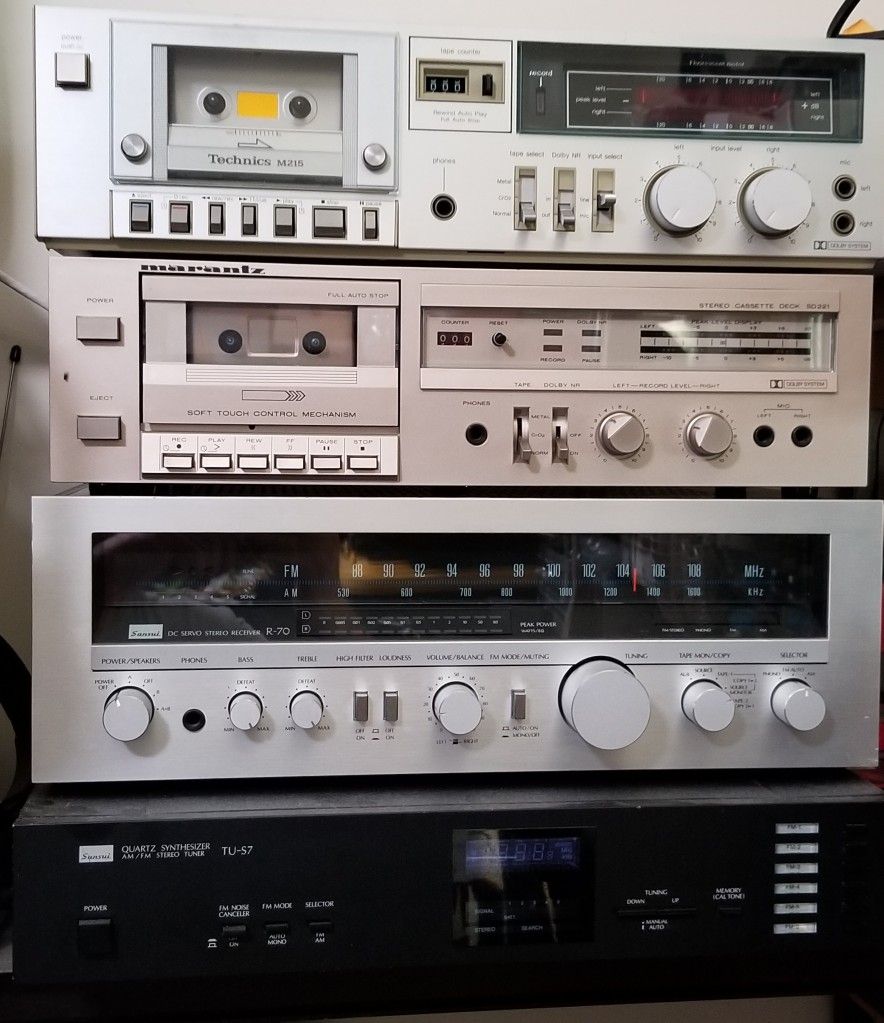 Vintage Home Audio Electronics