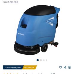 Global Industrial™ Electric Walk-Behind Auto Floor Scrubber, 18"