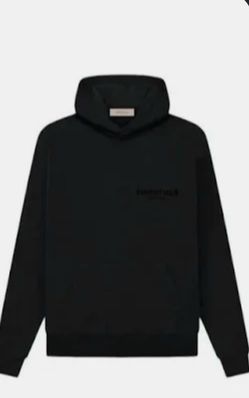 Fear of God Essentials Black Hoodie