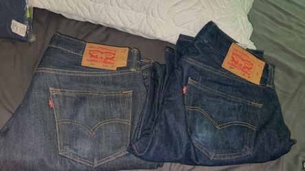 Levi's 501 Original Fit Men's Jeans - Size 36x30 (Set of 2)