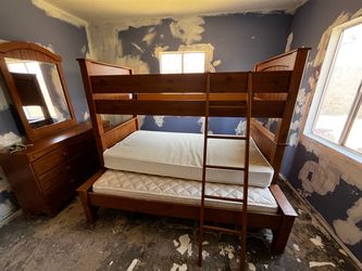 Bunk Bed Set with Dresser