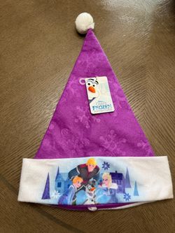 Disney Frozen Santa Hat with Tags