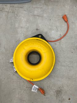 100ft 14/3 extension cord with Cordpro100 ft.​ 14/​3 Cord Organizer