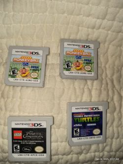 NINTENDO XL 3DS GAMES