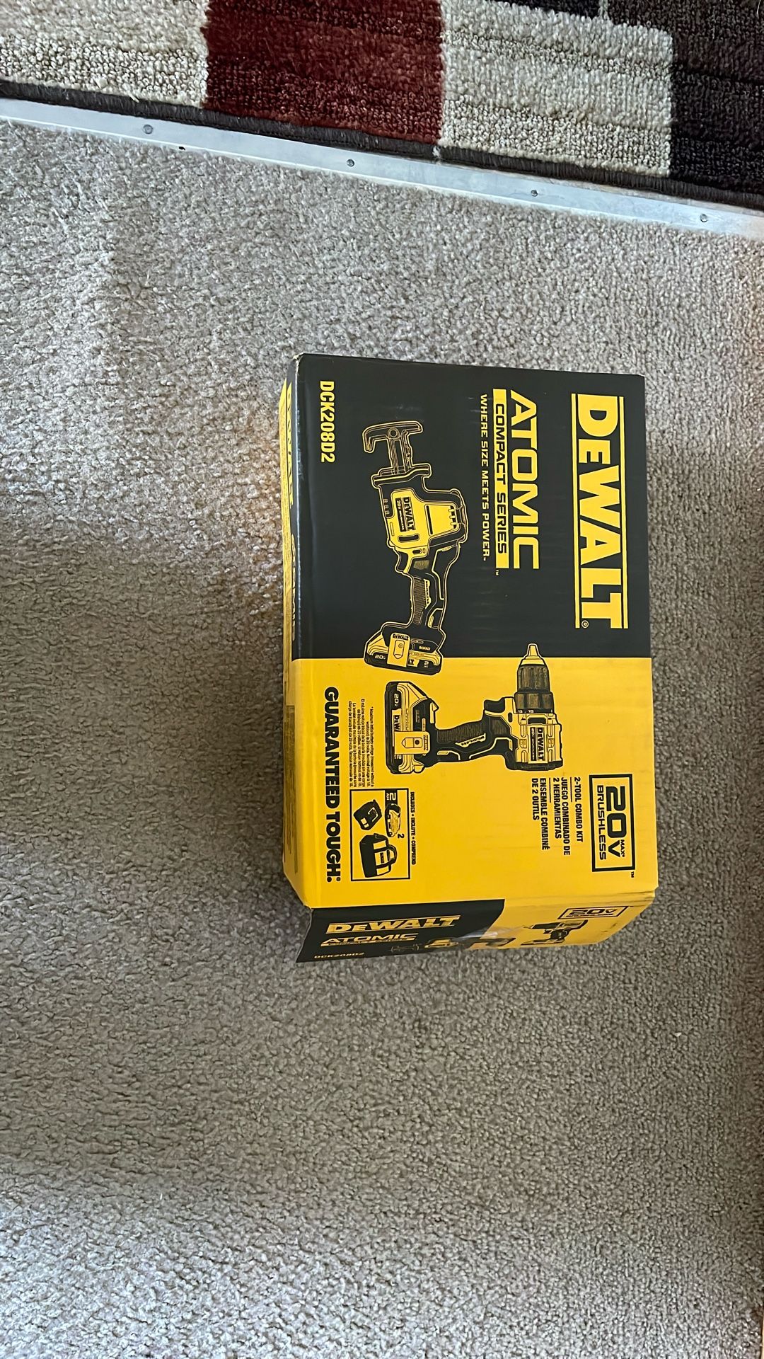 Brand New Dewalt Atomic DCK208D2 2 Tool Combo $250