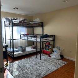 3 Person Kids Bunk Bed