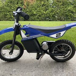 Razor Dirt Rocket MX125 - Blue, Mini Electric Bike