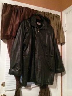Ladys leather coat