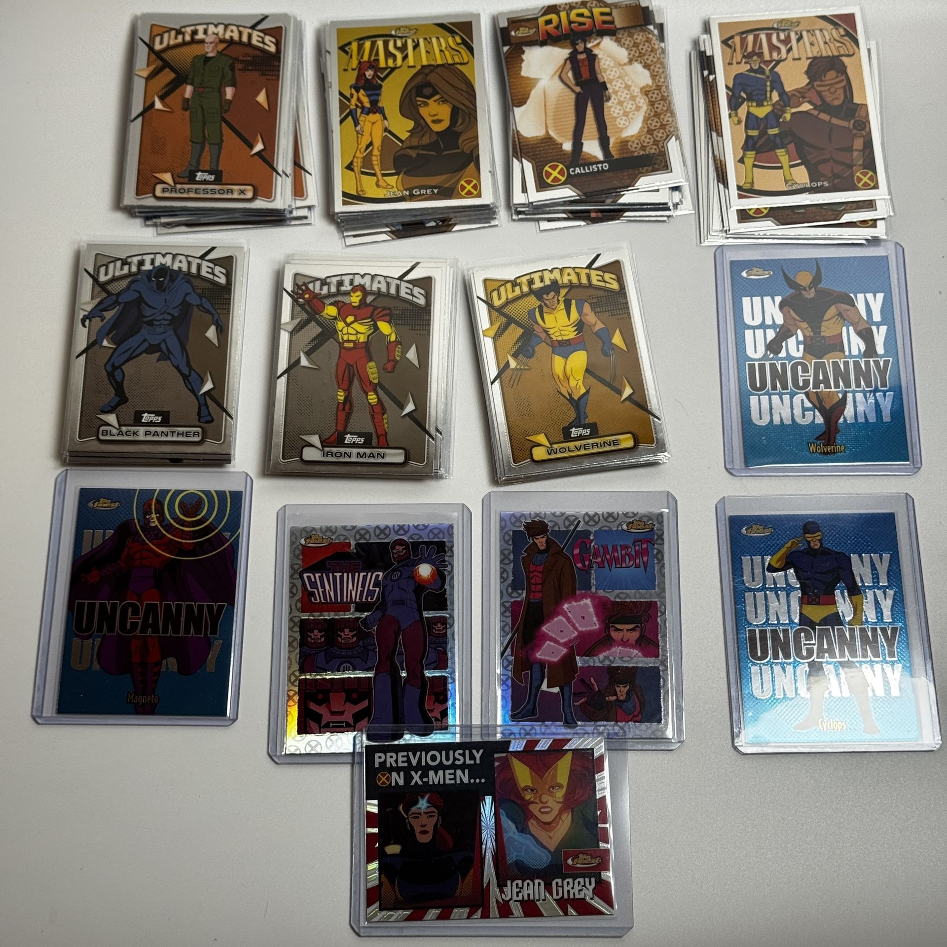 2025 Topps Finest X-men ‘97 Lot 54 Cards