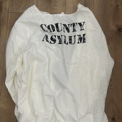 New XL County asylum straight jacket Halloween costume