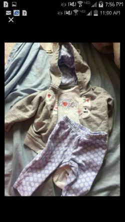 Carters 3 peice set