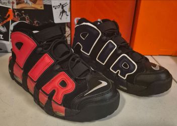 Nike Air More Uptempo 96
Alternates Split Black Varsity Red Men's Size 10
