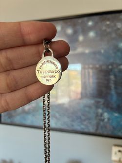Tiffany & Co. Return to Tiffany Round Tag Necklace