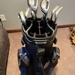 Golf Iron Set With Bag