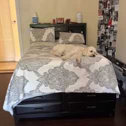 Full Size Bed Frame With Storage