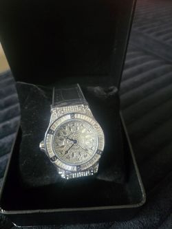 Iced out watch
