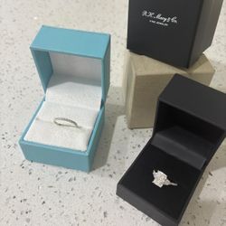 Engagement Ring and Band