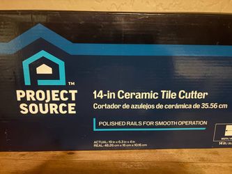 Project Source 14-in Ceramic Tile Cutter