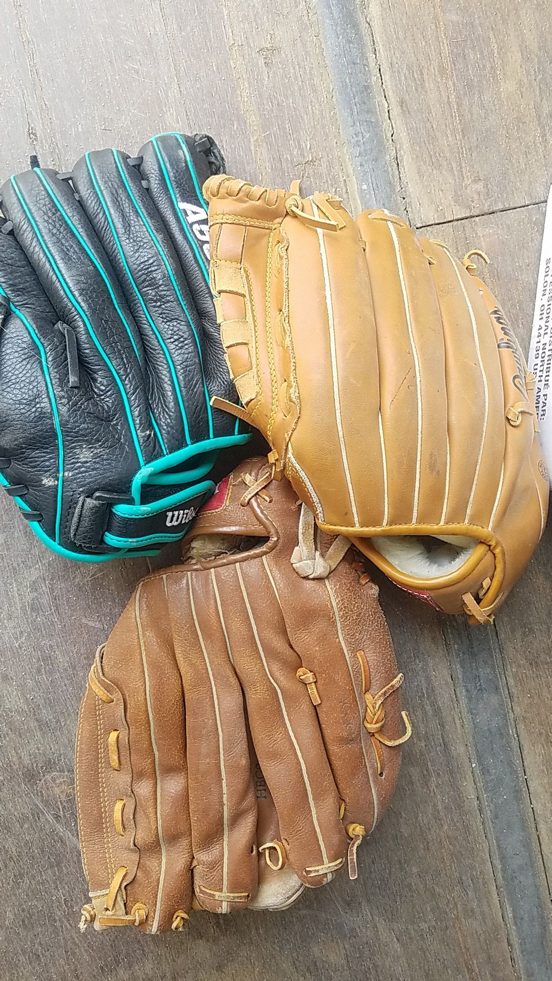 Baseball Gloves and Softballs