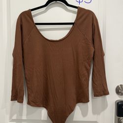 Banana Republic Body Suit Brown (L)