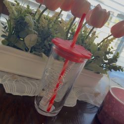 Starbucks Glass valentine cup