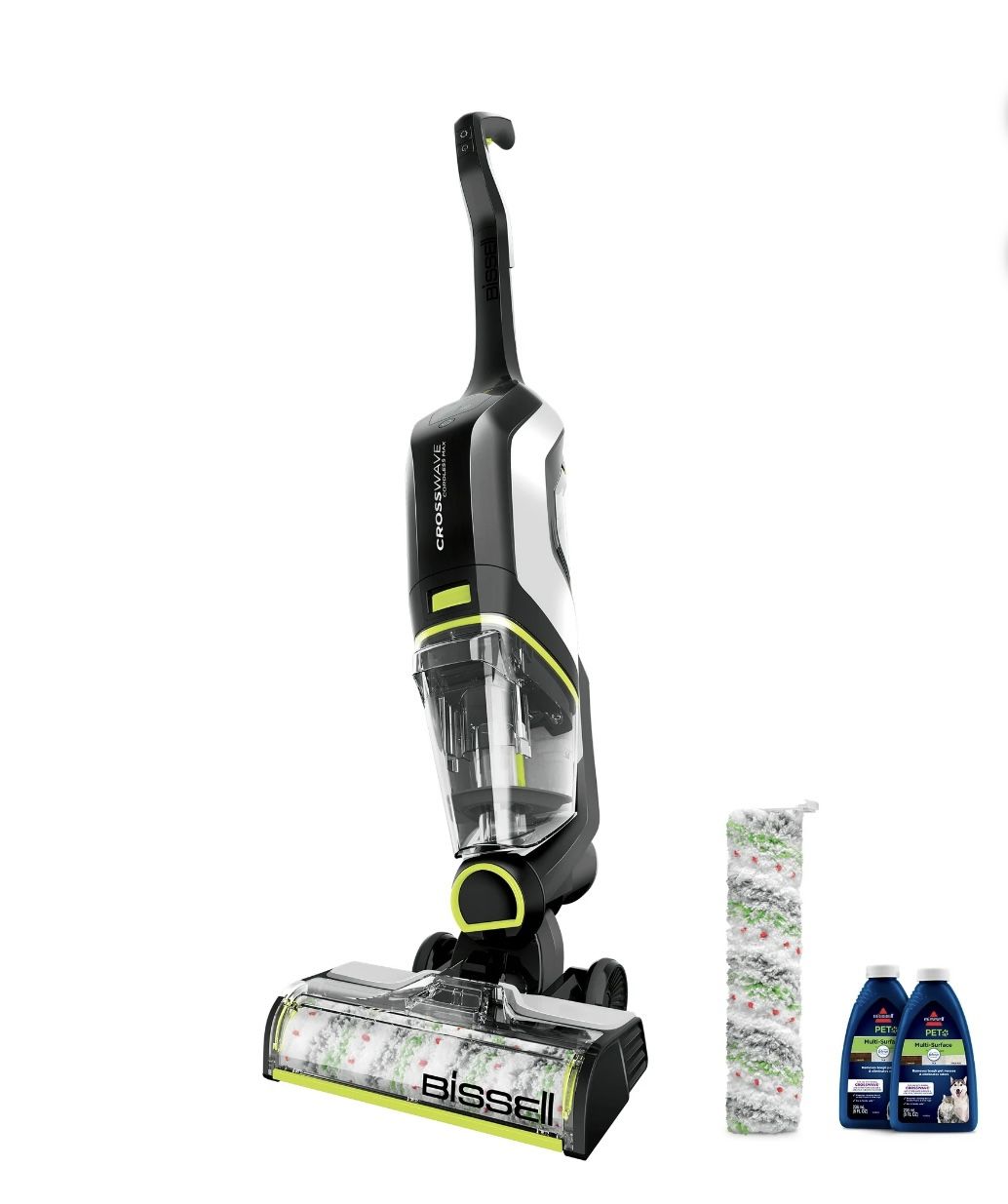 BISSELL CrossWave Cordless Max Pet All in One Wet-Dry Vacuum Cleaner and Mop for Hard Floors and Area Rugs, Black, 2590