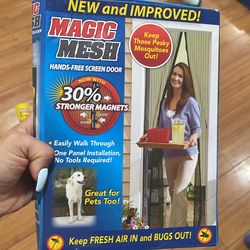 Magíc Mesh To Keep Insects Out