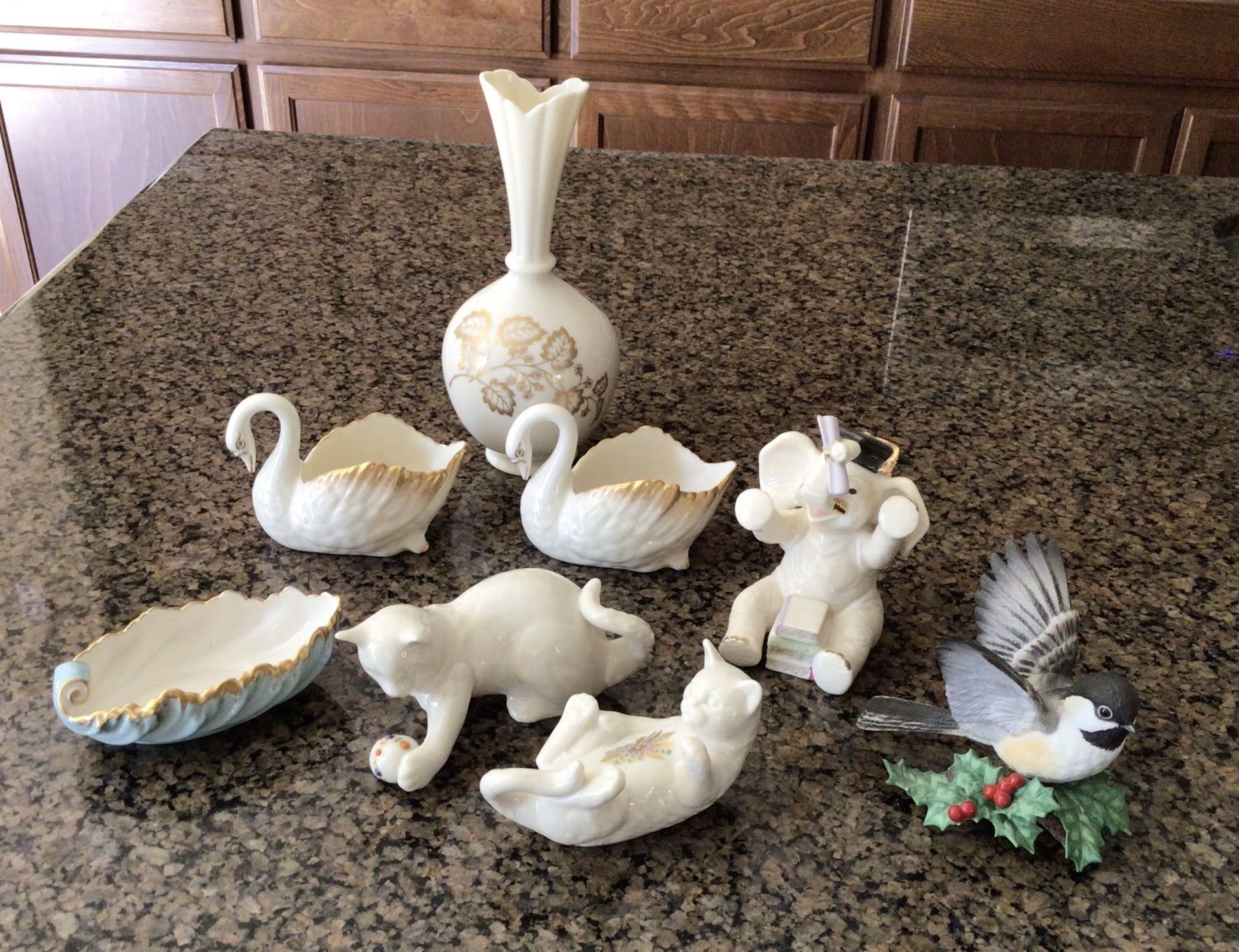 Lenox Vase , Dishes , and Figurines … $10 Each