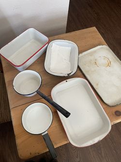 Vintage enamel ware