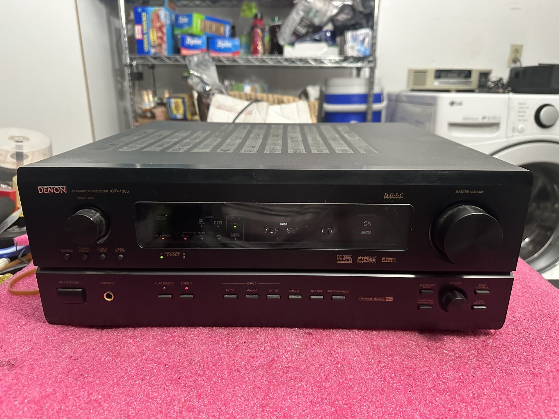 Denon AVR-1083 7.1 Channel AV Surround Receiver / 7 CH Amplifier